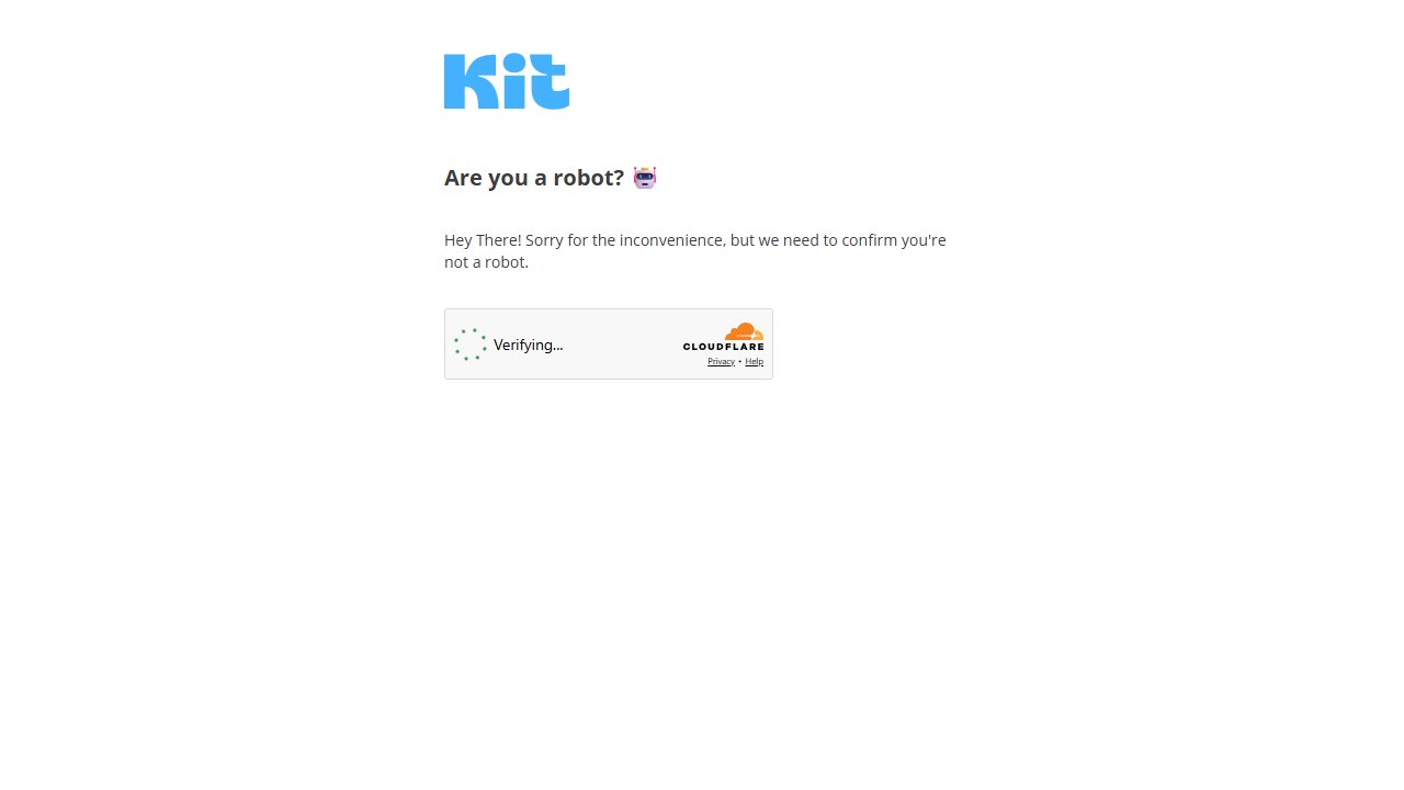 Kit homepage