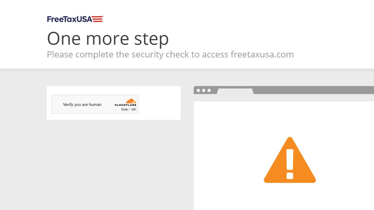 FreeTaxUSA homepage